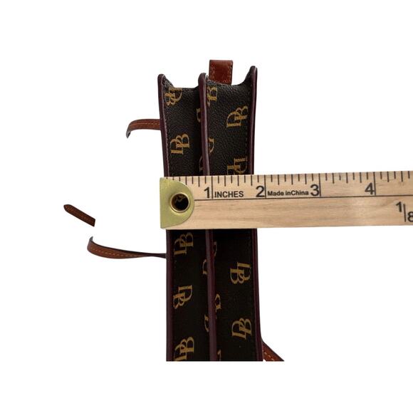 Dooney & Bourke Gretta Janine Crossbody Bag SOLD OUT Brown Coated Old Money - Picture 14 of 16